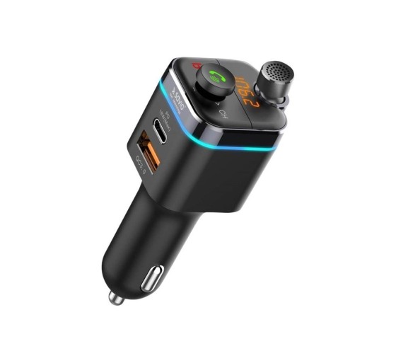 Savio TR-12 CAR FM transmitter with Bluetooth Savio TR-12 CAR FM transmitter with Bluetooth