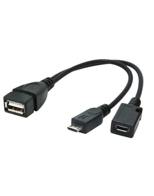USB OTG AF to Micro BM + Micro BF USB OTG AF to Micro BM + Micro BF