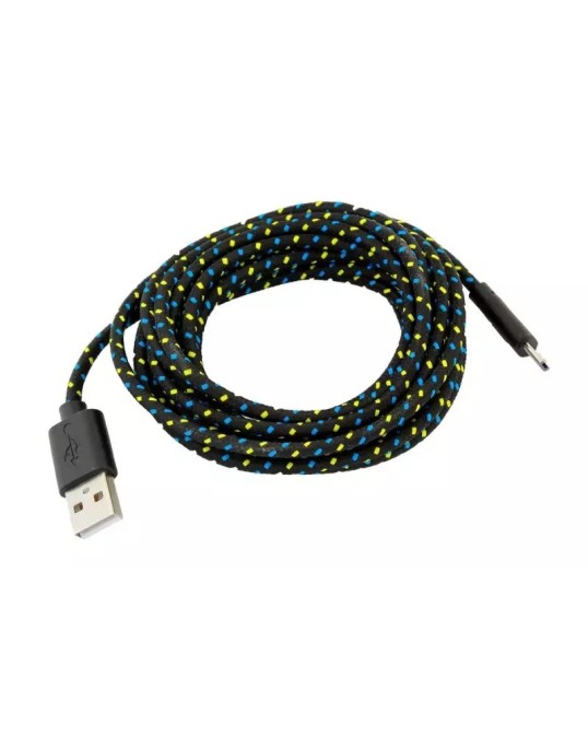 3m microUSB to USB kaabel punutud 3m microUSB to USB kaabel punutud