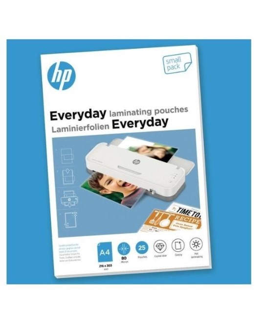 HP EVERYDAY A4 lamineerimiskile 80mic, 25tk HP EVERYDAY A4 lamineerimiskile 80mic, 25tk