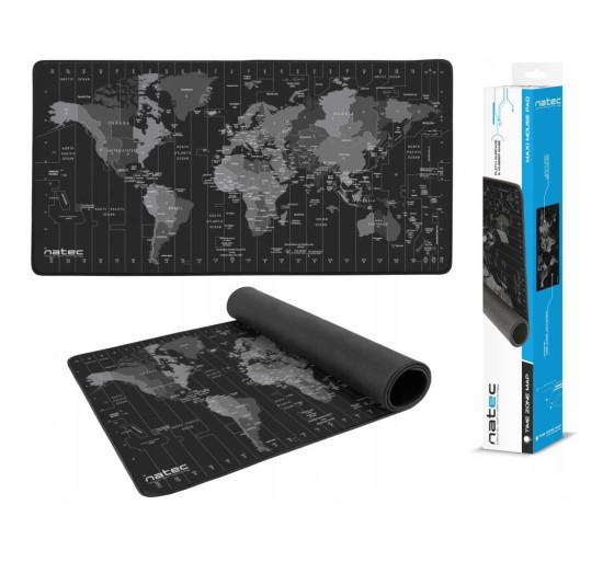 Natec Time Zone Map Maxi hiirematt