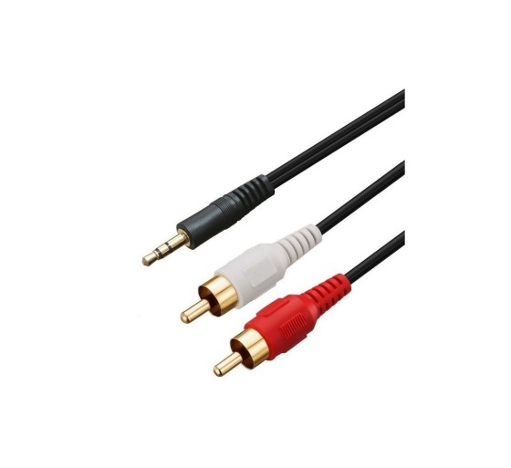 3.5mm to 2x RCA, 10m 3.5mm to 2x RCA, 10m