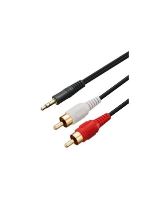 3.5mm to 2x RCA, 2.5m