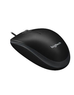 Logitech B100 optical USB Mouse, Black