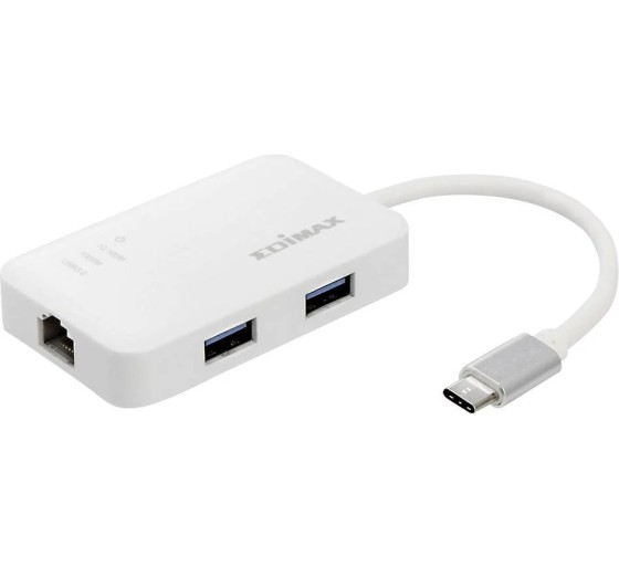 USB--C to USB3.0 Hub, Gigabit Ethernet, Edimax EU-4308 USB--C to USB3.0 Hub, Gigabit Ethernet, Edimax EU-4308