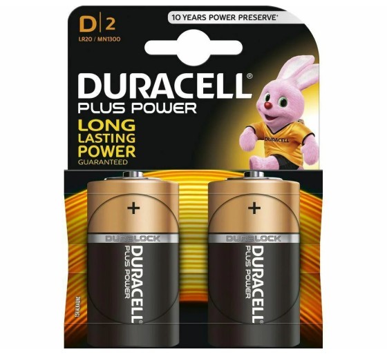 1.5V 2xD LR20/MN1300, Duracell