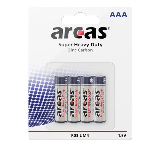 1.5V 4x AAA, Arcas