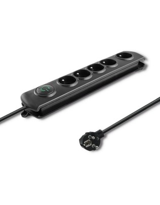 Qoltec 50271 Surge protector 5 sockets 3m, pikendusjuhe