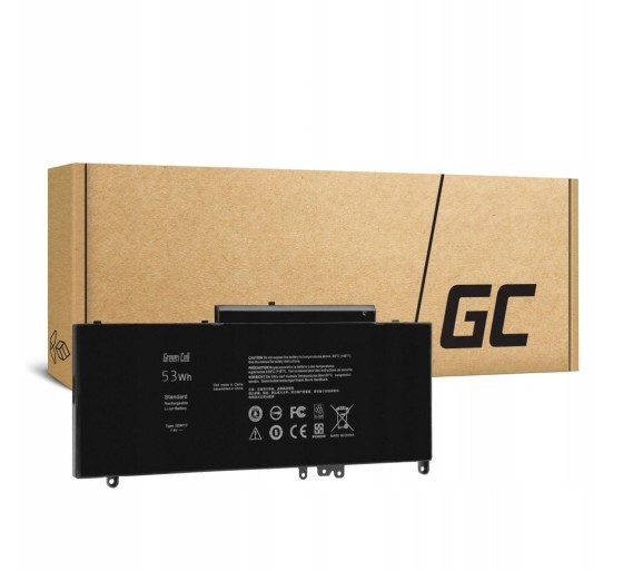 Dell Latitude E5450 E5550 5250 E5250 aku, Green Cell DE102 53Wh, 7000mAh