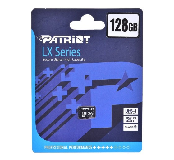128GB microSDHC mälukaart, Patriot