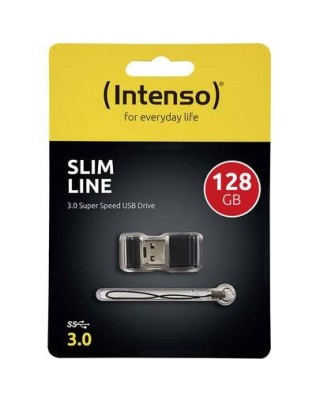 128GB USB3.0 mälupulk, INTENSO Slim Line