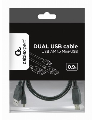 mini USB to USB, 0.9m kaabel, Gembird