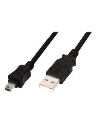 mini USB to USB, 3m kaabel, Assmann