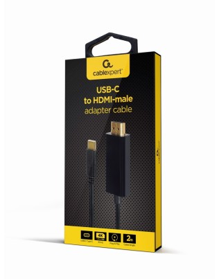 USB-C to HDMI, 2m kaabel, Gembird