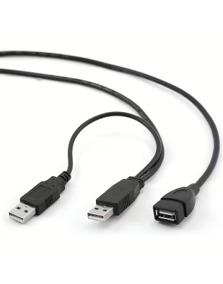 USB pikendus lisa toitega, 0.9m kaabel, Cablexpert