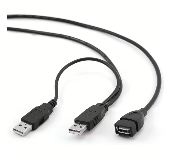 USB pikendus lisa toitega, 0.9m kaabel, Cablexpert