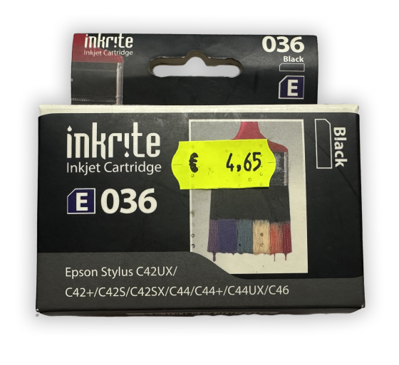 E036 Black, Inkrite
