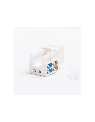 Modularpesa RJ45 Cat5e varjestamata valge