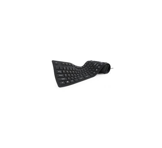 Gembird Flexible Keyboard KB-109F-B