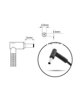 65W 19.5V 3.33A 4.5mm x 3.0mm for HP, Movano