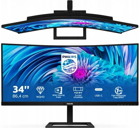 34" Philips 346E2CUAE, UWQHD