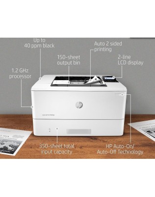 HP Laserjet M404DN, Duplex + LAN