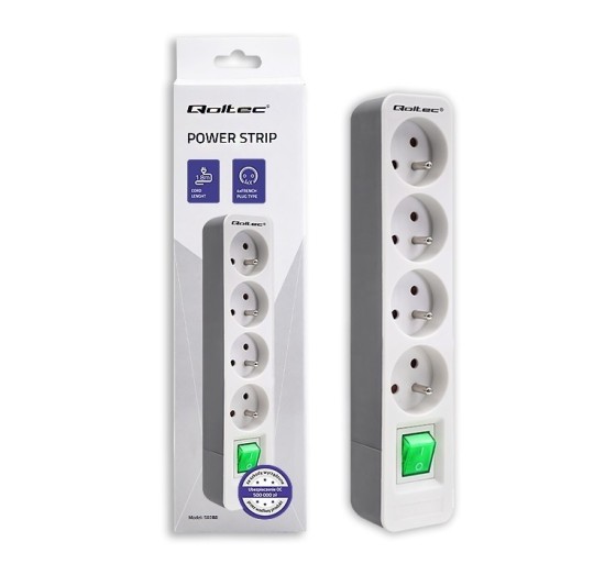 Qoltec 50288, 1.8m, pikendusjuhe, 4 pesa Qoltec 50288, 1.8m, pikendusjuhe, 4 pesa