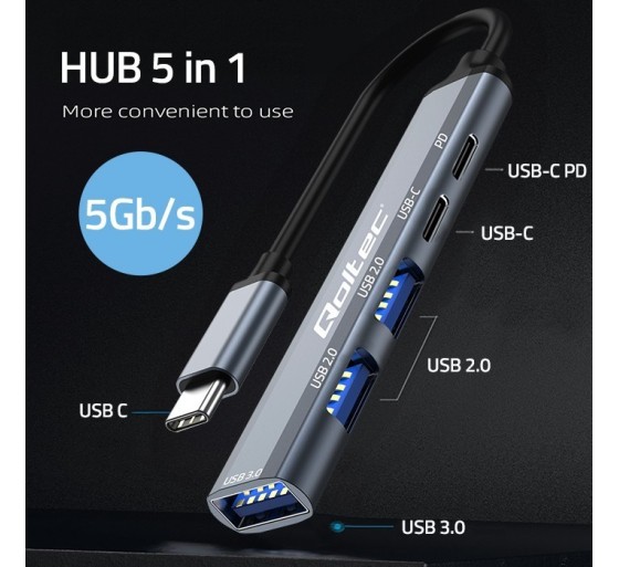 Type-C 5in1 USB Hub Type-C 5in1 USB Hub