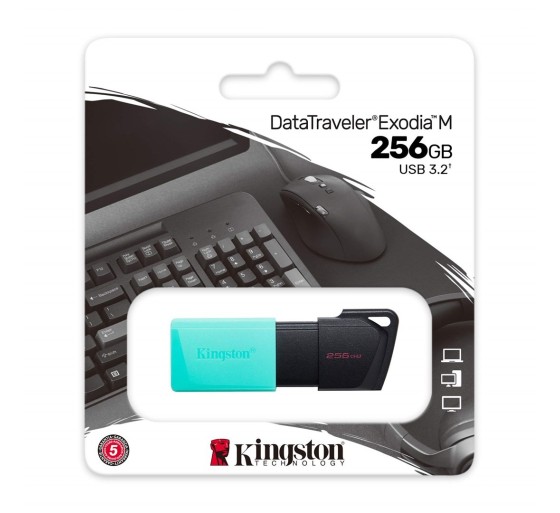 256GB Kingston DataTraveler Exodia, Black/Teal 256GB Kingston DataTraveler Exodia, Black/Teal