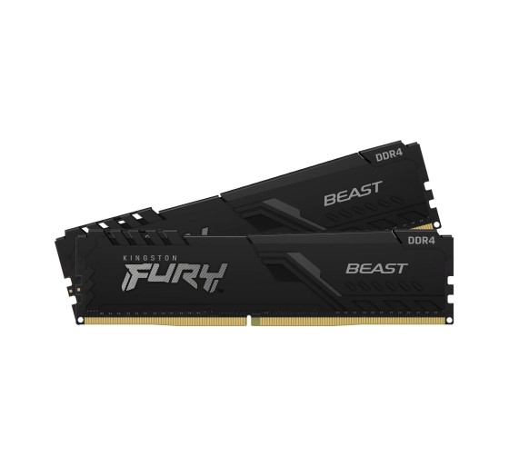 Kingston FURY Beast 16GB (2x 8GB) 2666MHz DDR4 CL16 Black