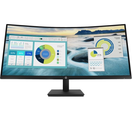 34" HP P34HC G4 Curved, USB-C