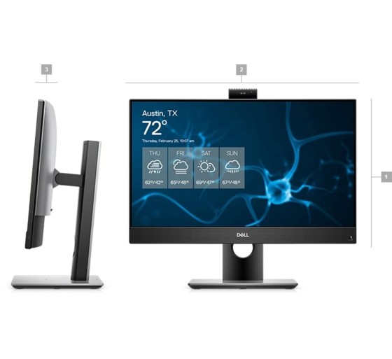 24" Dell Optiplex 7480 AIO