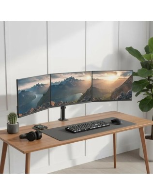 Maclean Brackets MC-137 Kolme monitori lauakinnitus 17-27"