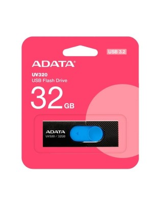 32GB USB3.2 mälupulk, Adata UV320 must