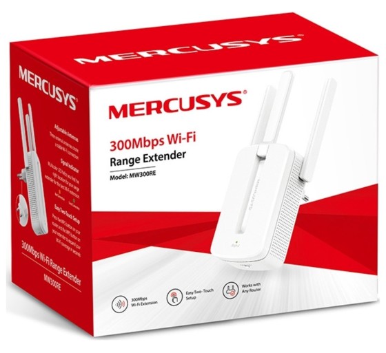 Mercusys MW300RE WiFi signaali võimendi (300 Mbps)