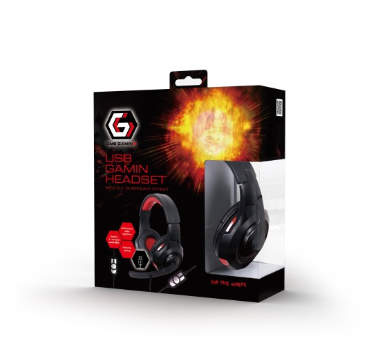 Gembird GHS-U-5.1-01 5.1 USB mänguri kõrvaklapid