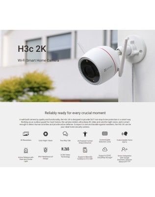 EZVIZ CS-H3c Wi-Fi välikaamera