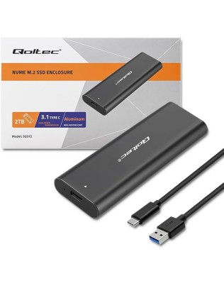 Qoltec 50312 M.2 NVME, USB type C