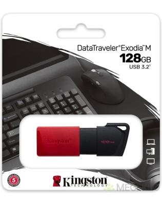 128GB USB3.2 mälupulk, Kingston