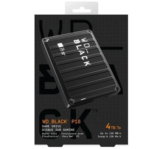 4TB Väline kõvaketas WESTERN DIGITAL P10 Game Drive