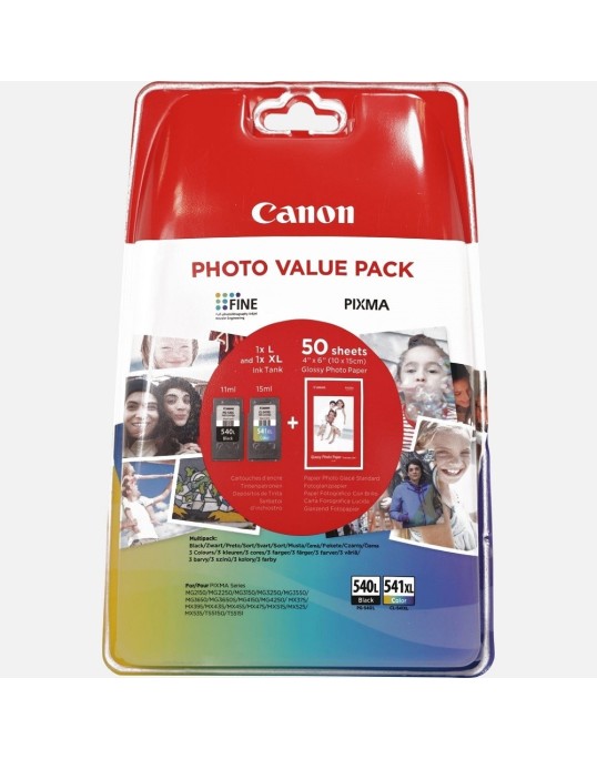 Canon 540L/541XL Photo Value Pack Canon 540L/541XL Photo Value Pack