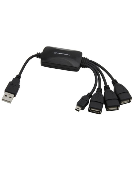 ESPERANZA EA114 USB Hub 3-Port USB 2.0 + 1 x mini USB ESPERANZA EA114 USB Hub 3-Port USB 2.0 + 1 x mini USB