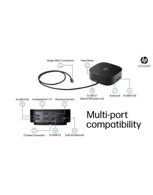 HP USB-C Dock G5 120W HP USB-C Dock G5 120W